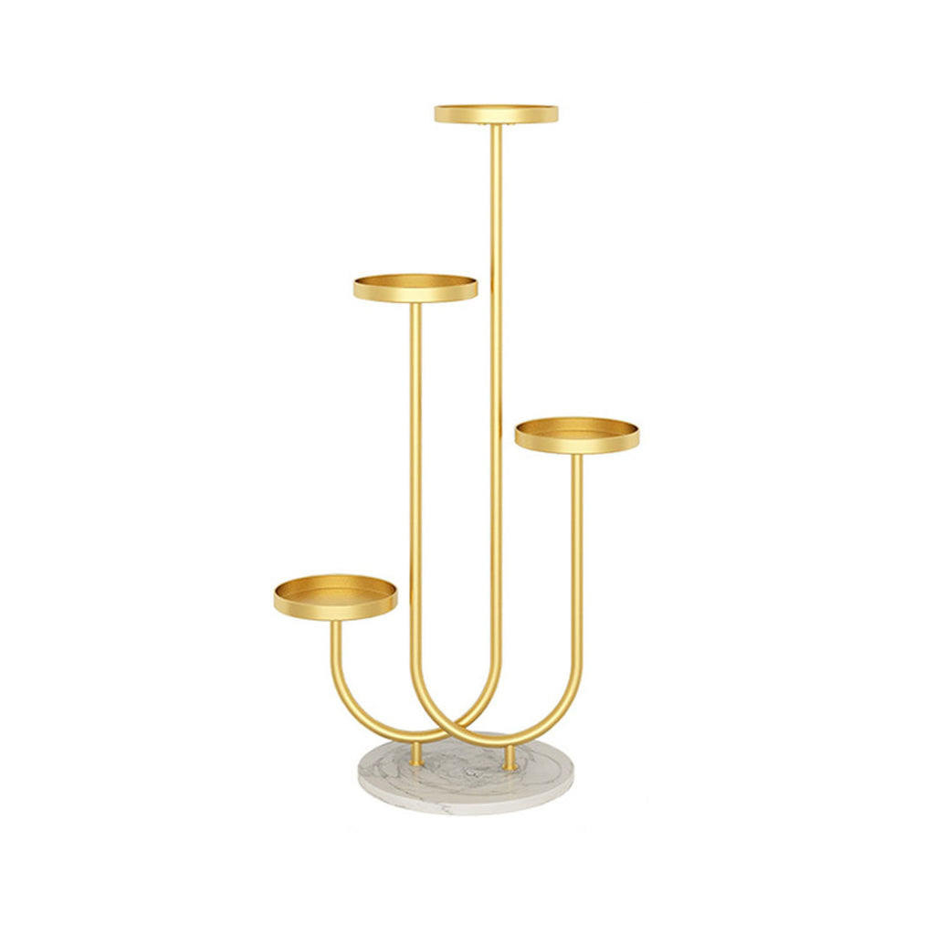 Gold U Shaped Plant Stand