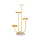Gold U Shaped Plant Stand