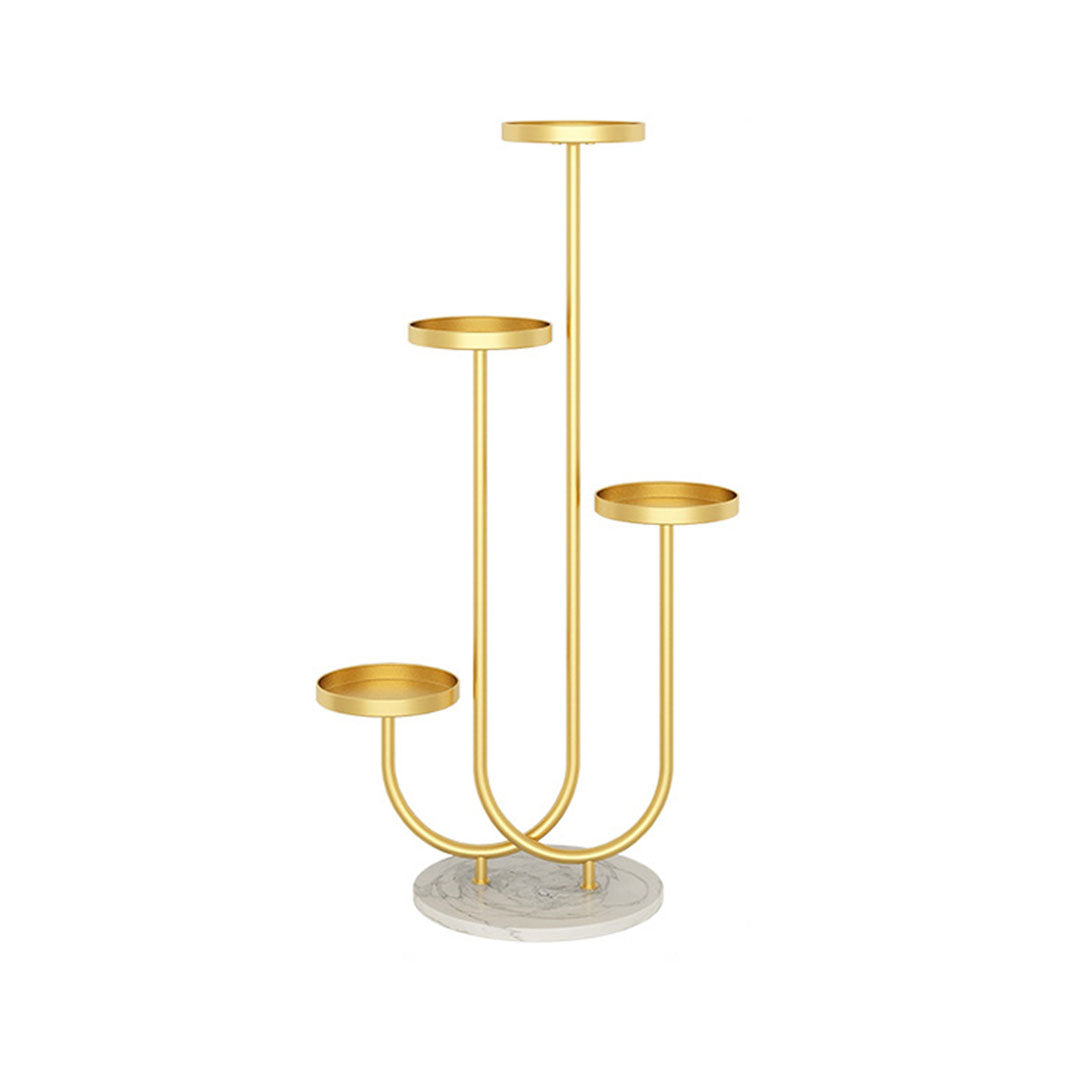 Gold U Shaped Plant Stand