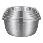 SOGA Stainless Steel Metal Basket Strainer 5PCS Set B
