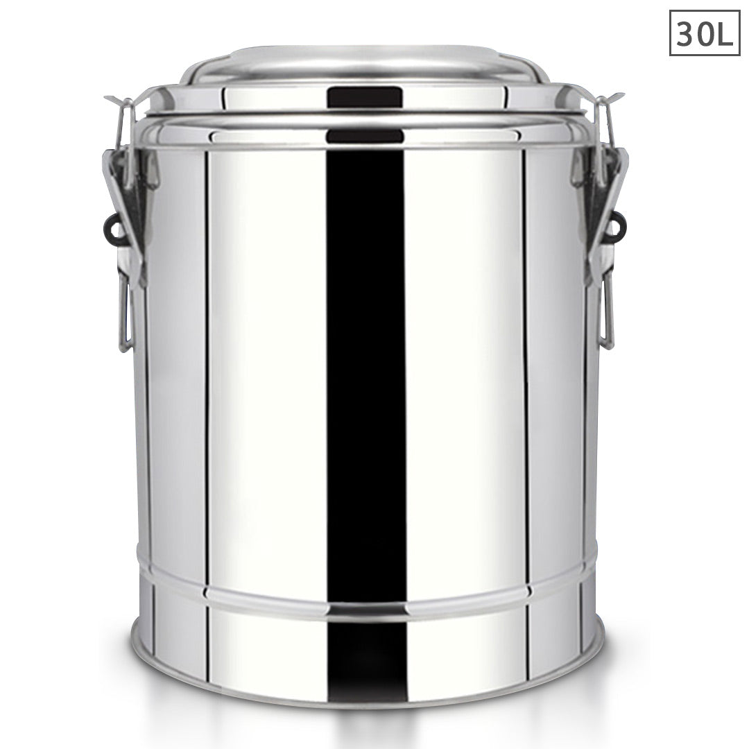 30L Stainless Steel Insulated Stock Pot