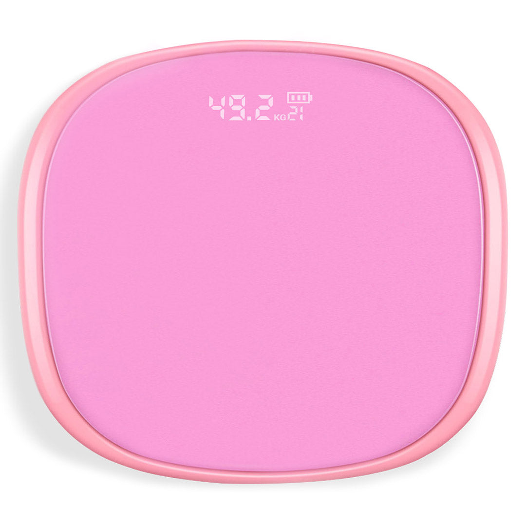180kg Digital Fitness Electronic Scales Pink
