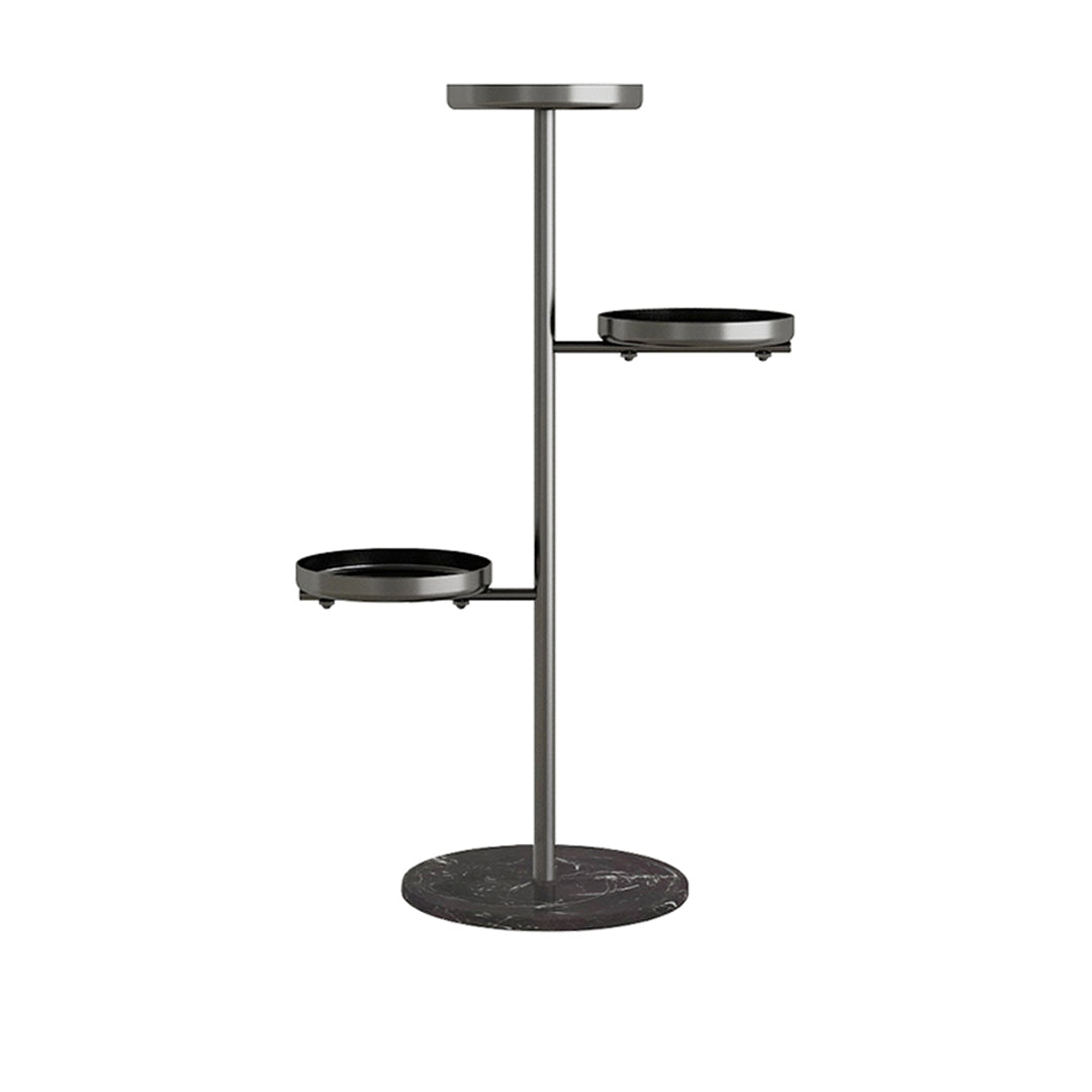 3 Tier Black Round Plant Stand