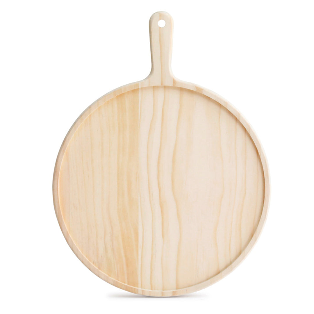 11 inch Round Premium Wooden Board Paddle