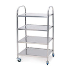 4 Tier Stainless Steel Utility Cart  860x540x1170