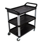 3 Tier Utility Cart Black Large