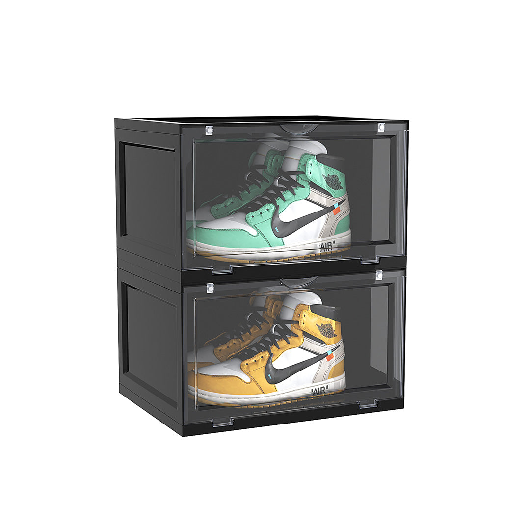 2 Tier Black Shoe Organiser