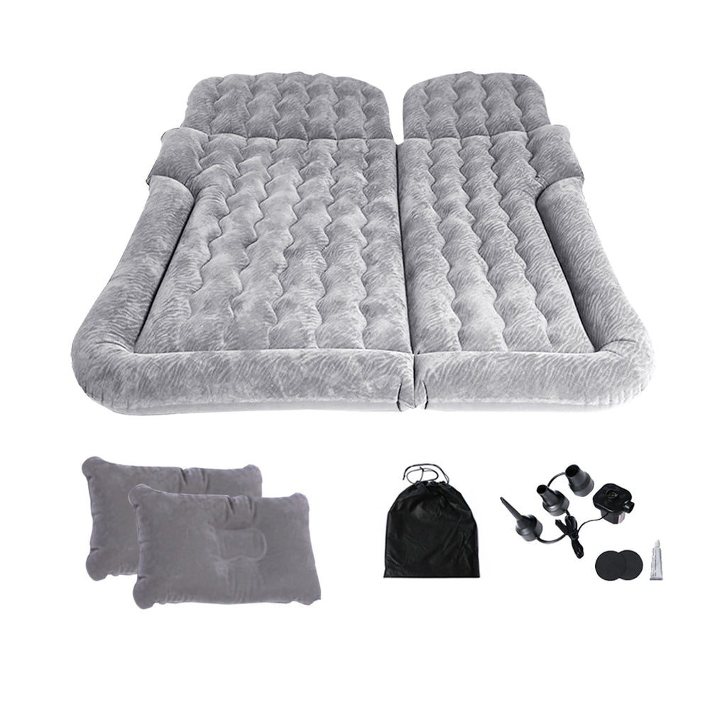 Grey Inflatable Car Boot Mattress