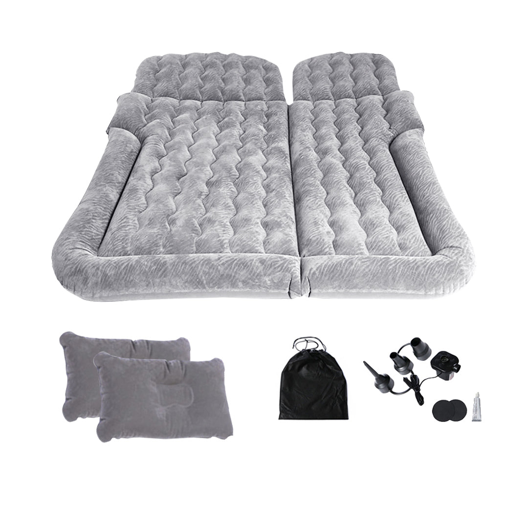 Grey Inflatable Car Boot Mattress