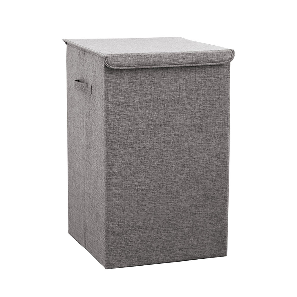 Grey Medium Laundry Hamper Storage Box