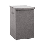 Grey Medium Laundry Hamper Storage Box