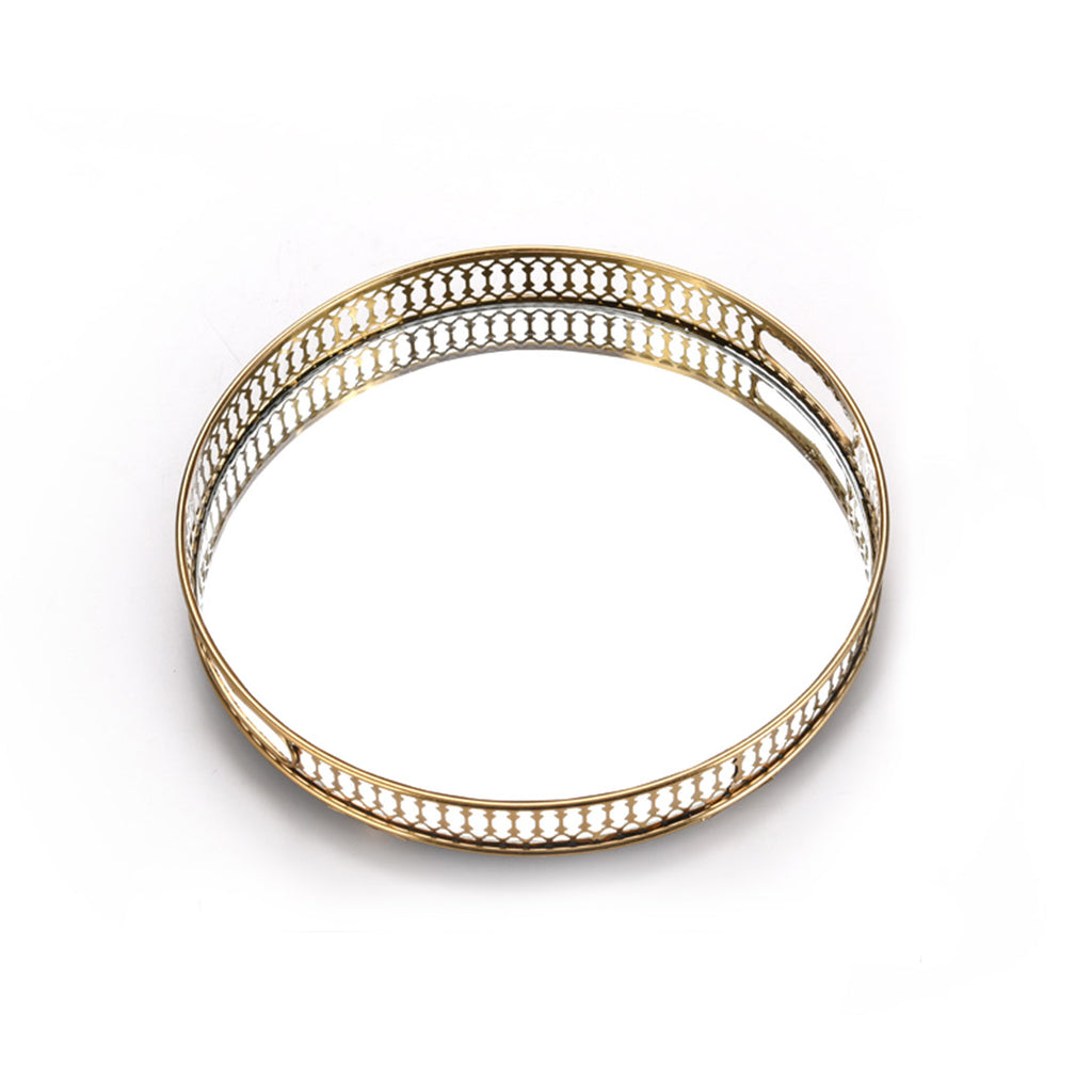 32cm Round Vanity Tray with Handles