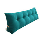 SOGA 180cm Blue Green Wedge Bed Cushion