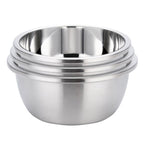 SOGA 3Pcs Polished Stainless Steel Mixing Bowl