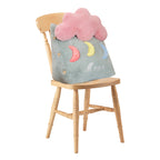 Cute Moon Cloud Wedge Cushion Green