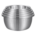 SOGA Stainless Steel Metal Basket Strainer 5PCS Set A