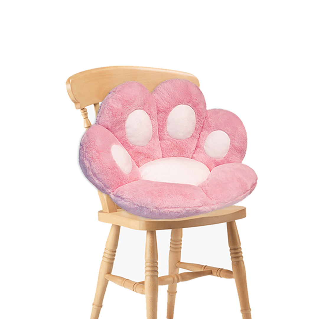 80cm Pink Paw Shape Cushion