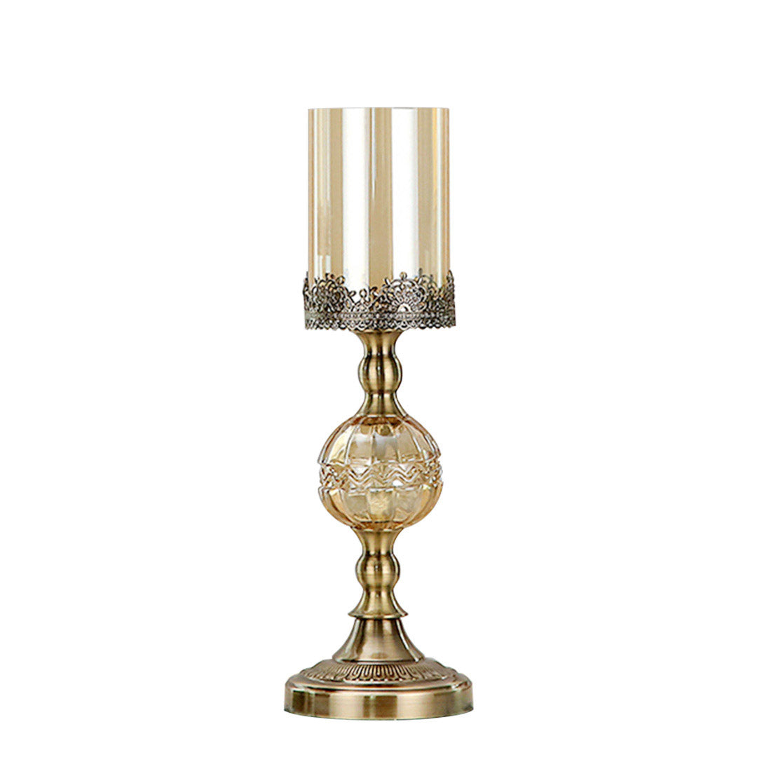 42cm Glass Candle Holder