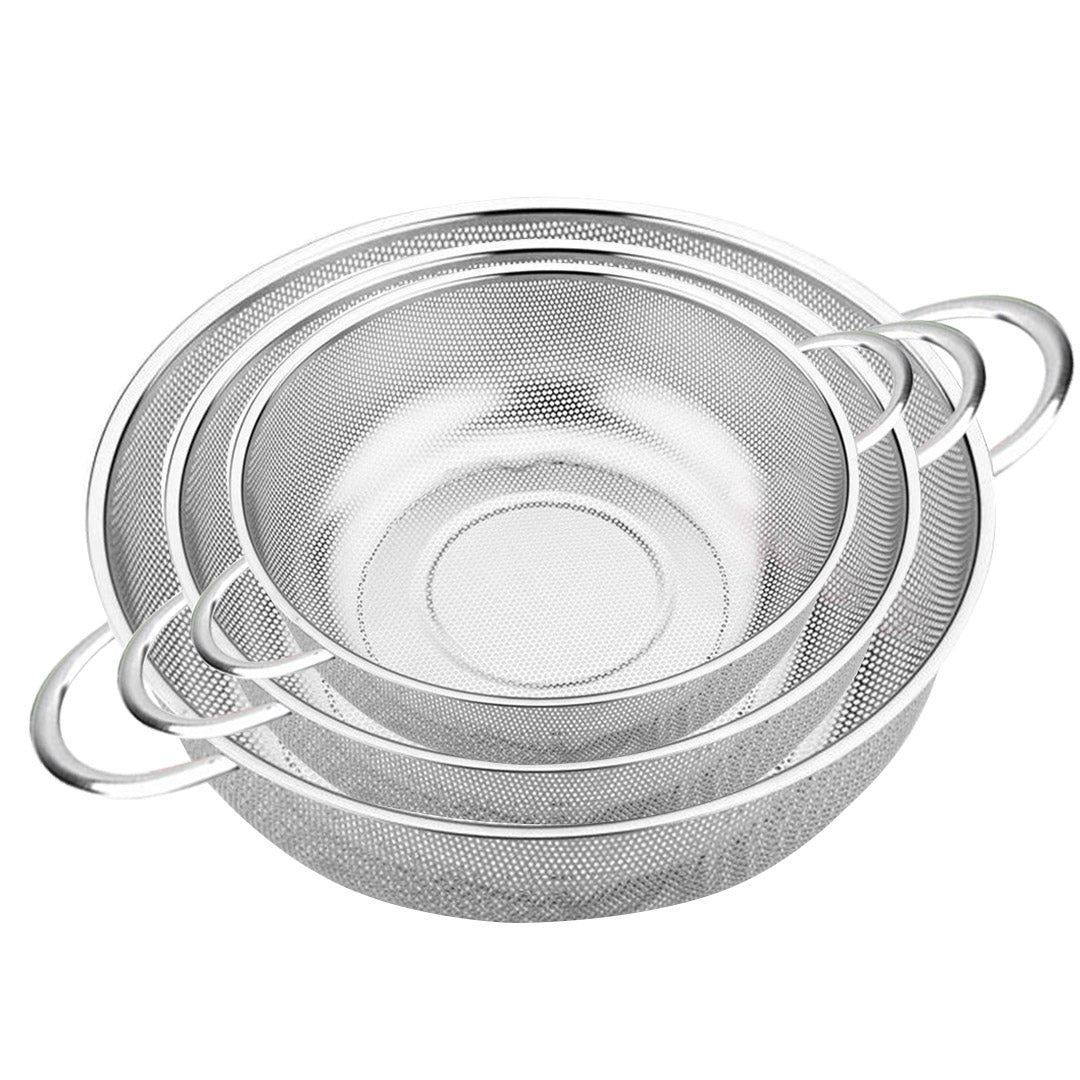 Stainless Steel Colander Bowl Set