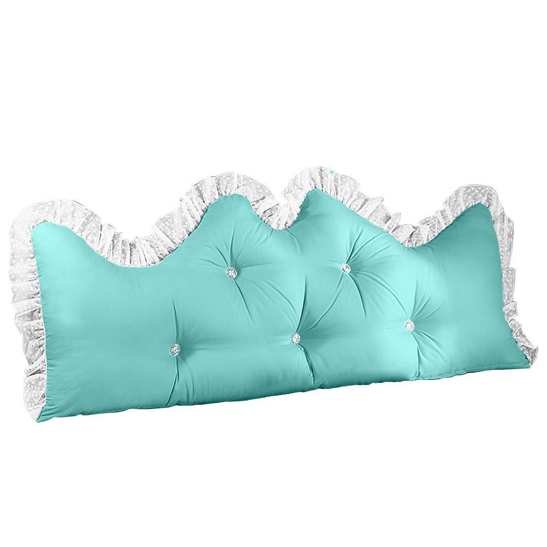 180cm Light Blue Princess Headboard Pillow