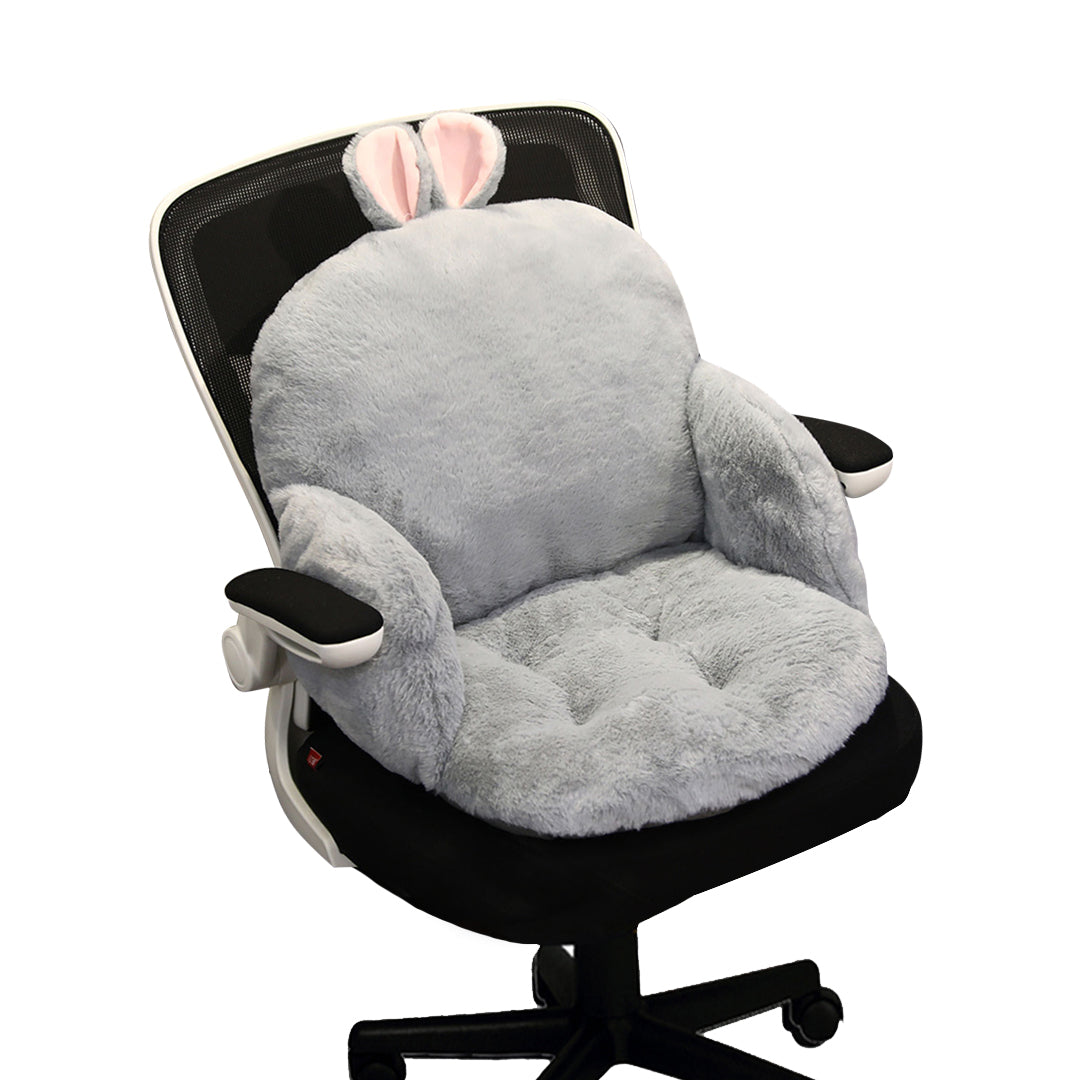 Grey Bunny Shape Seat Cushion