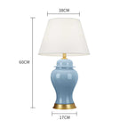 Ceramic Table Lamp Blue