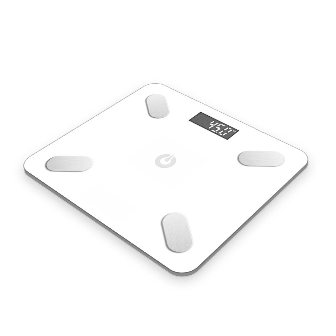 Wireless Bluetooth Digital Body Fat Bathroom Scale White