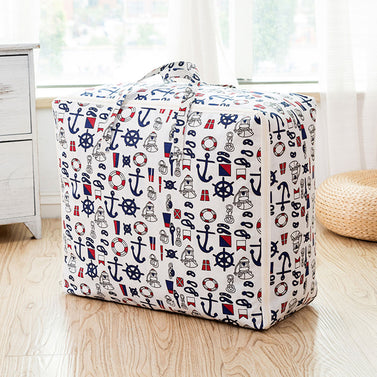 Nautical Icons Exta Large Storage Luggage Bag