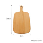 26cm Brown Rectangle Wooden Serving Tray