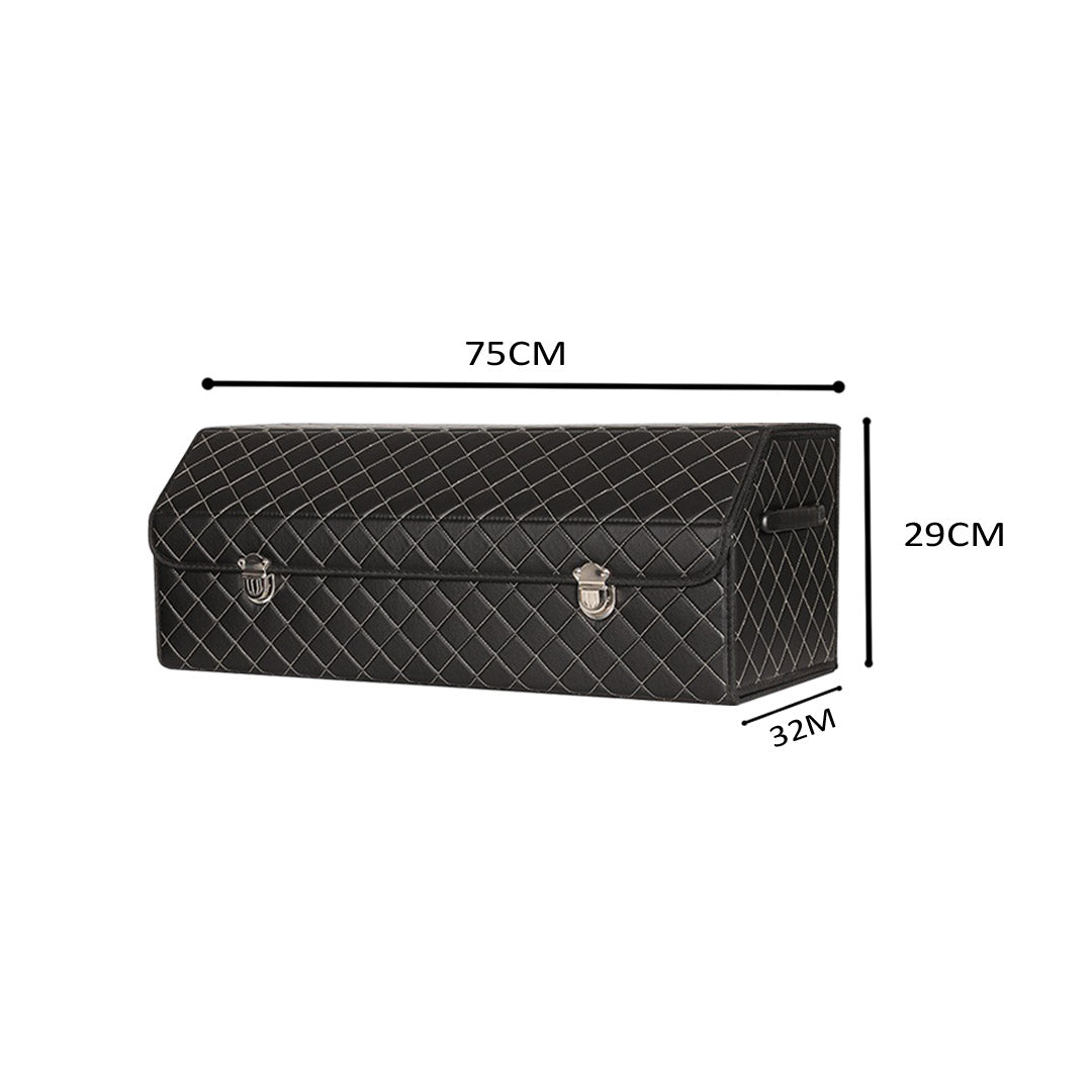 Car Boot Organizer Box w/ Lock Large