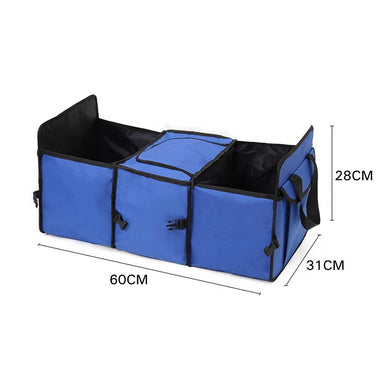 Portable Car Set Inflatable Air Bed Mattress Storage Organiser Handheld Vacuum Cleaner Blue