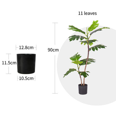 90cm 2-Trunk Philodendron Artificial Plant