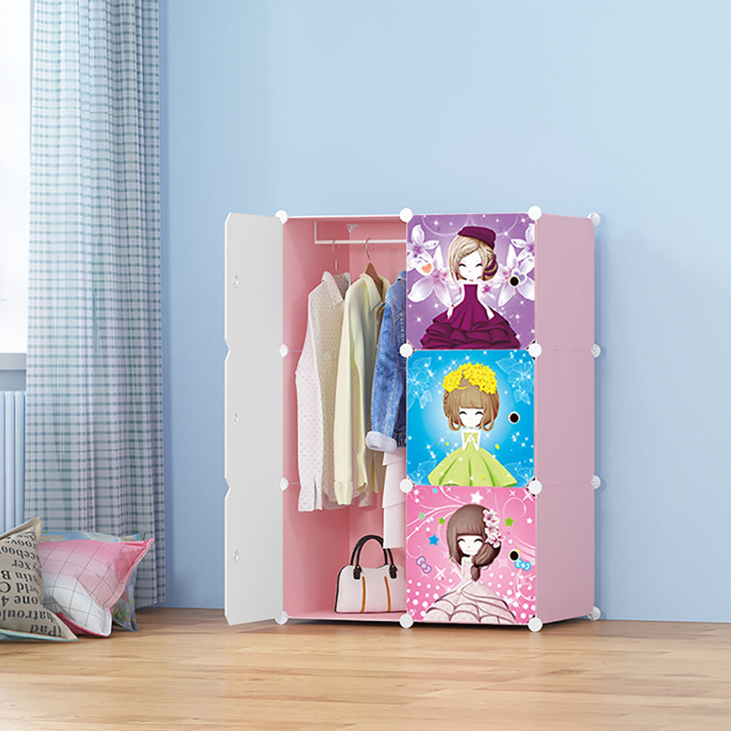 6 Cubes Princess Portable Wardrobe