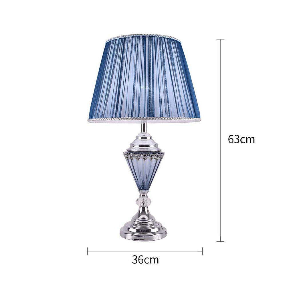 Elegant Table Lamp with Warm Shade