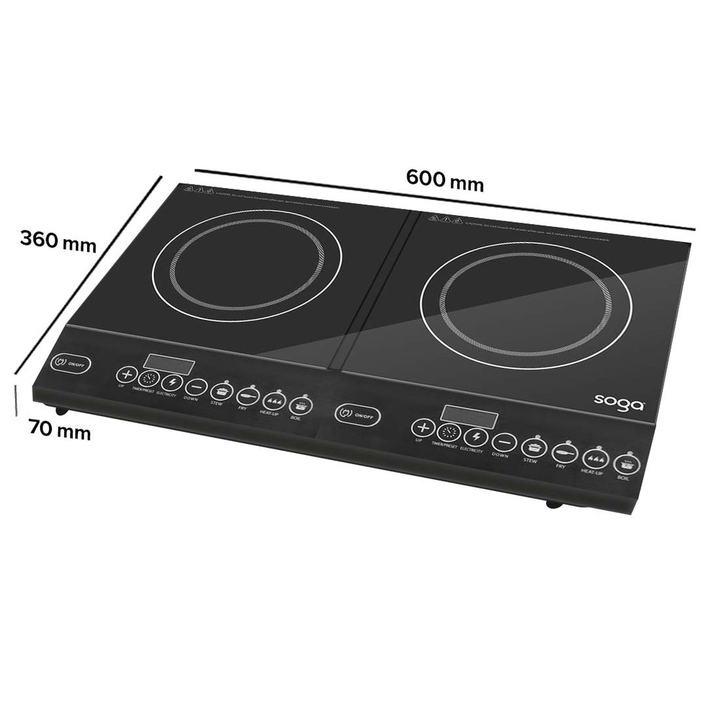 Electric Smart Induction Double Cooktop