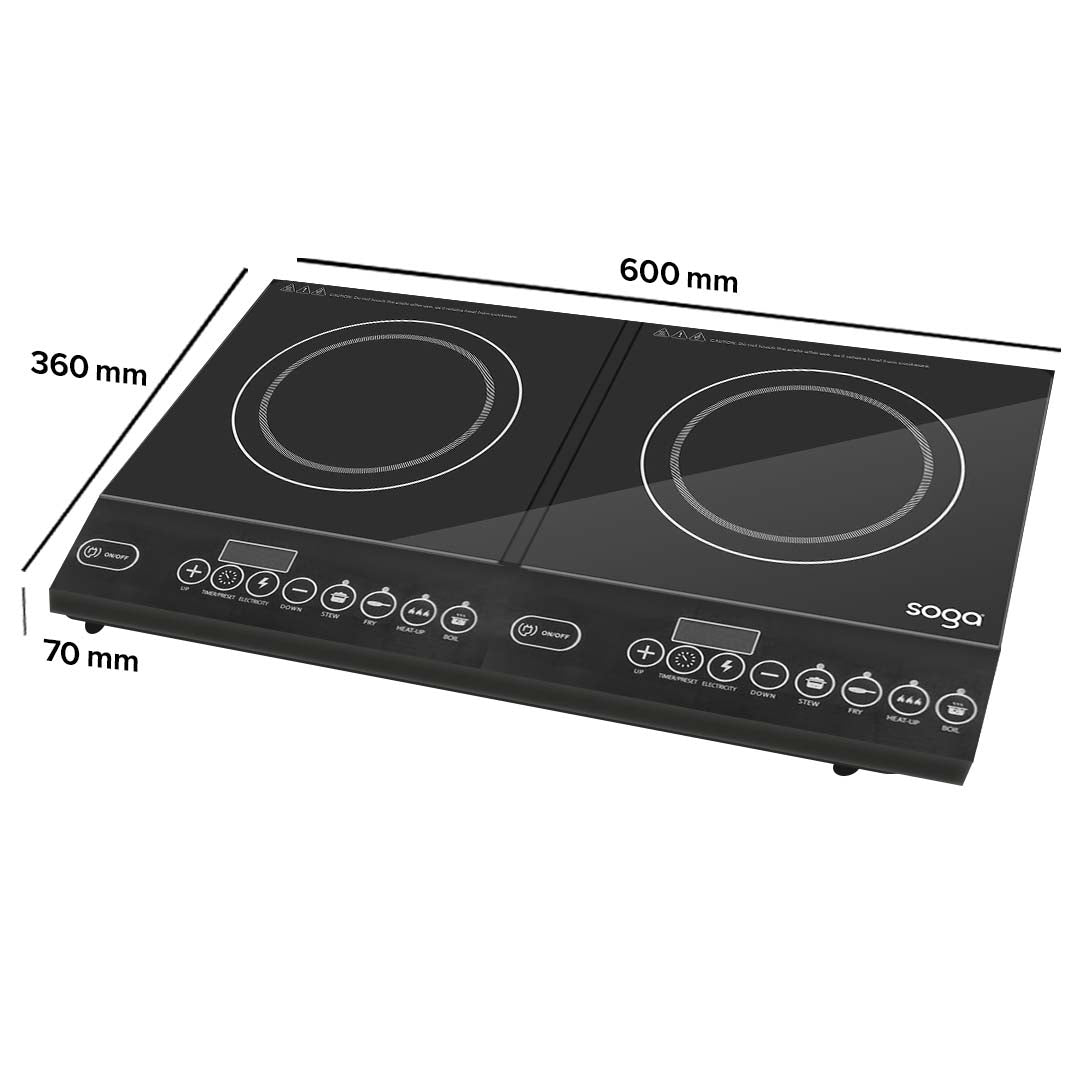 Electric Smart Induction Double Cooktop