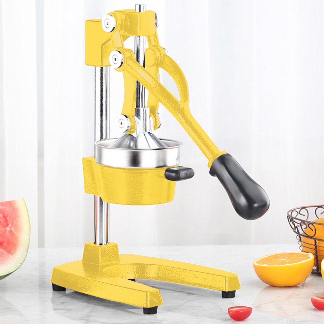 Commercial Manual Juicer Yellow