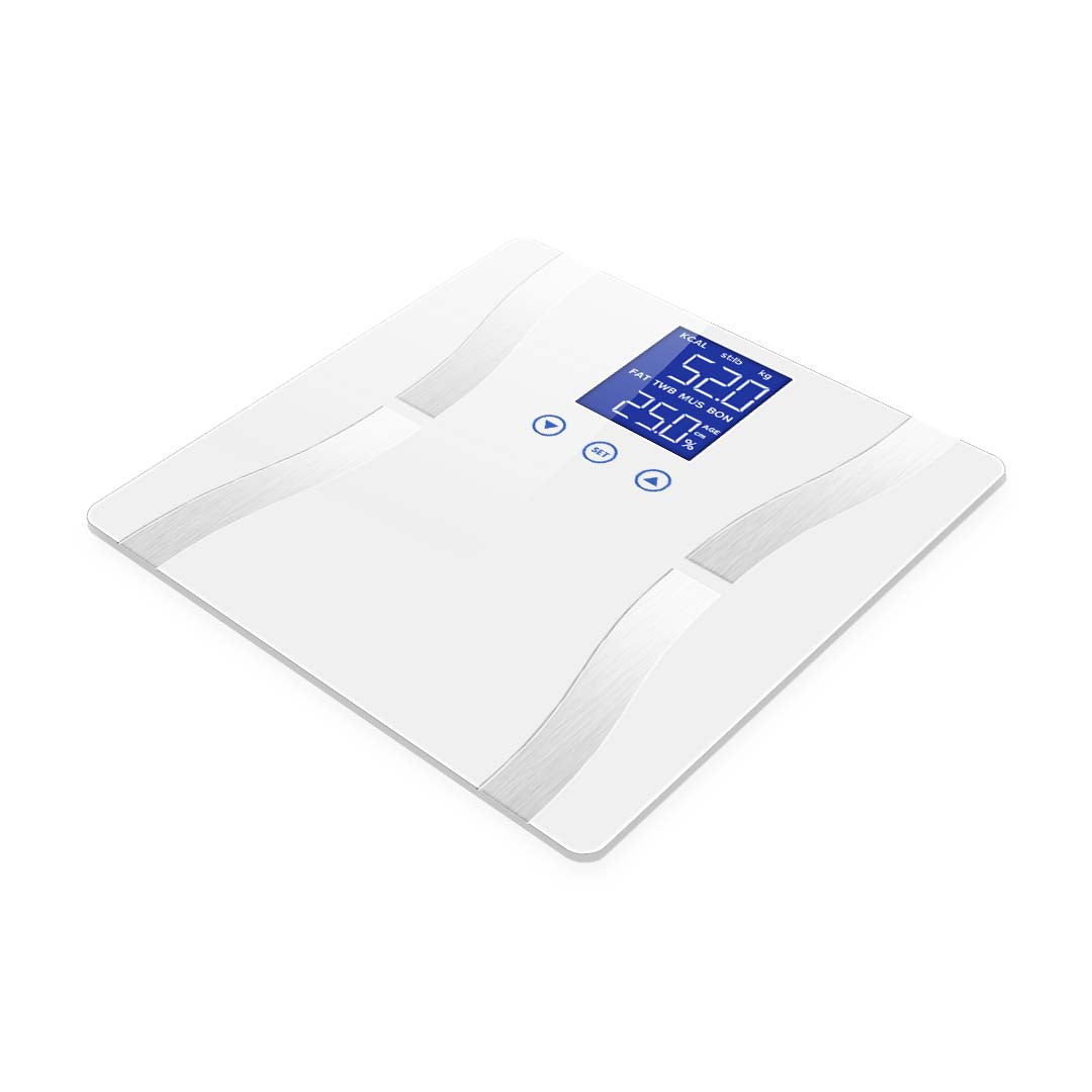 Digital Body Fat Scale White
