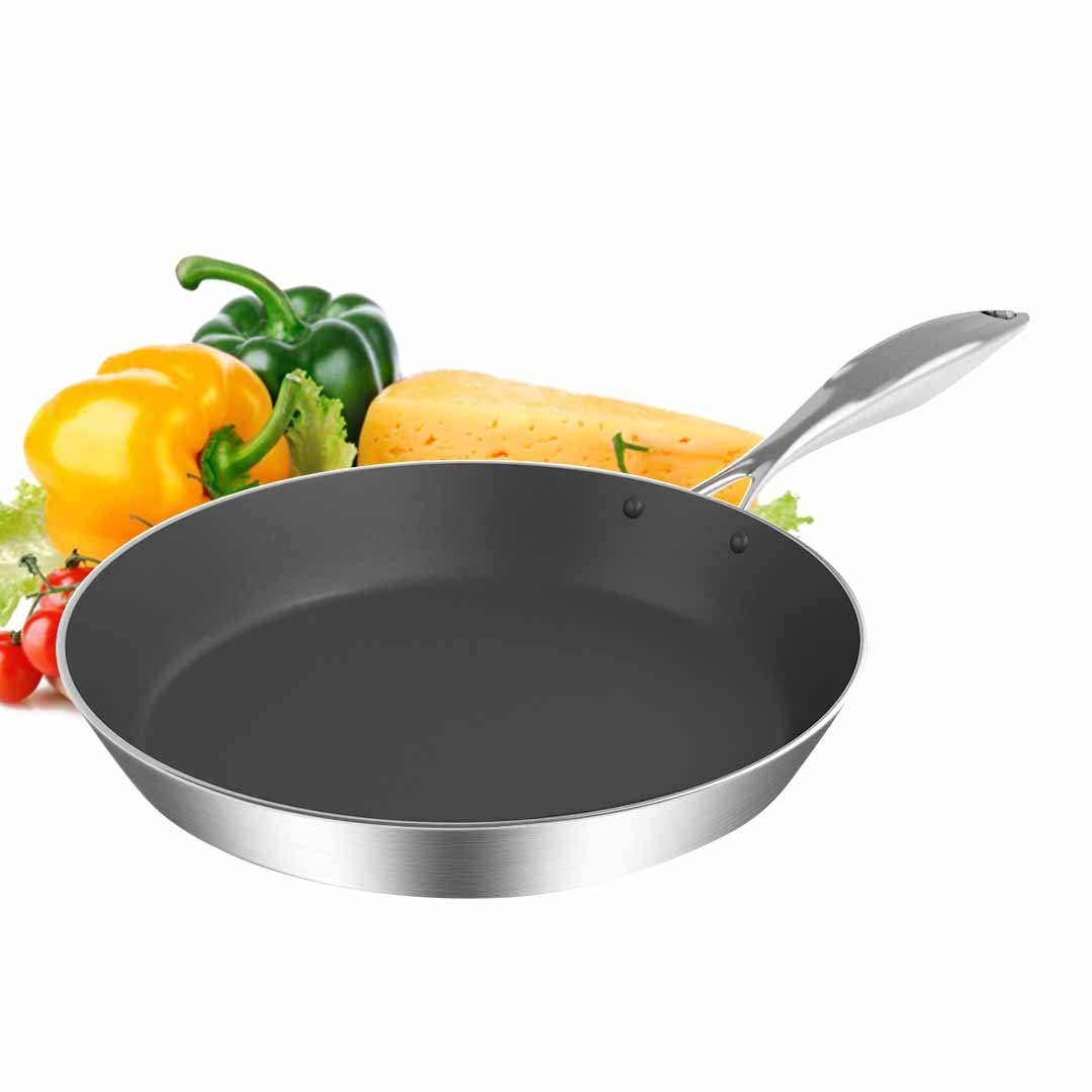 32cm Stainless Steel FryPan Non Stick Skillet