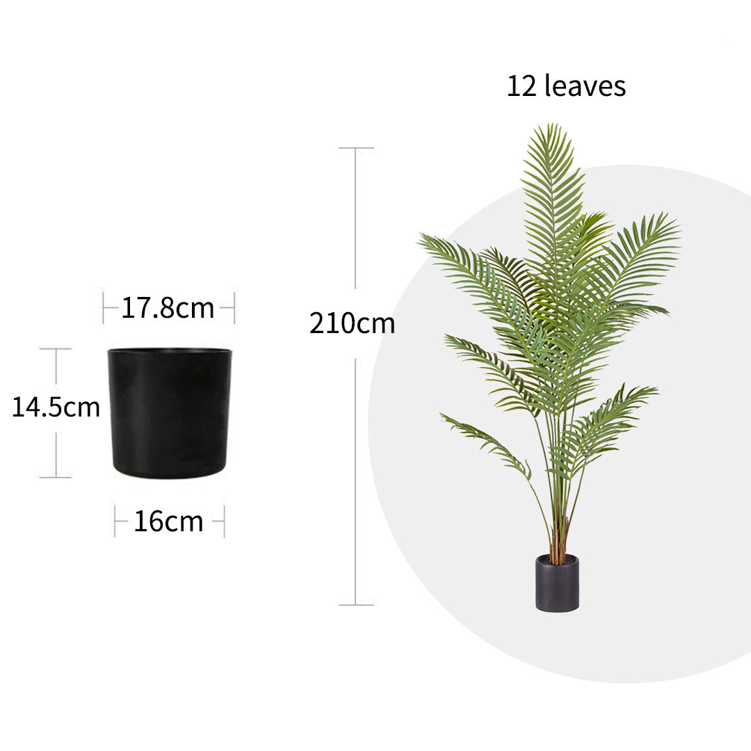 210cm Artificial Rogue Areca Palm Tree