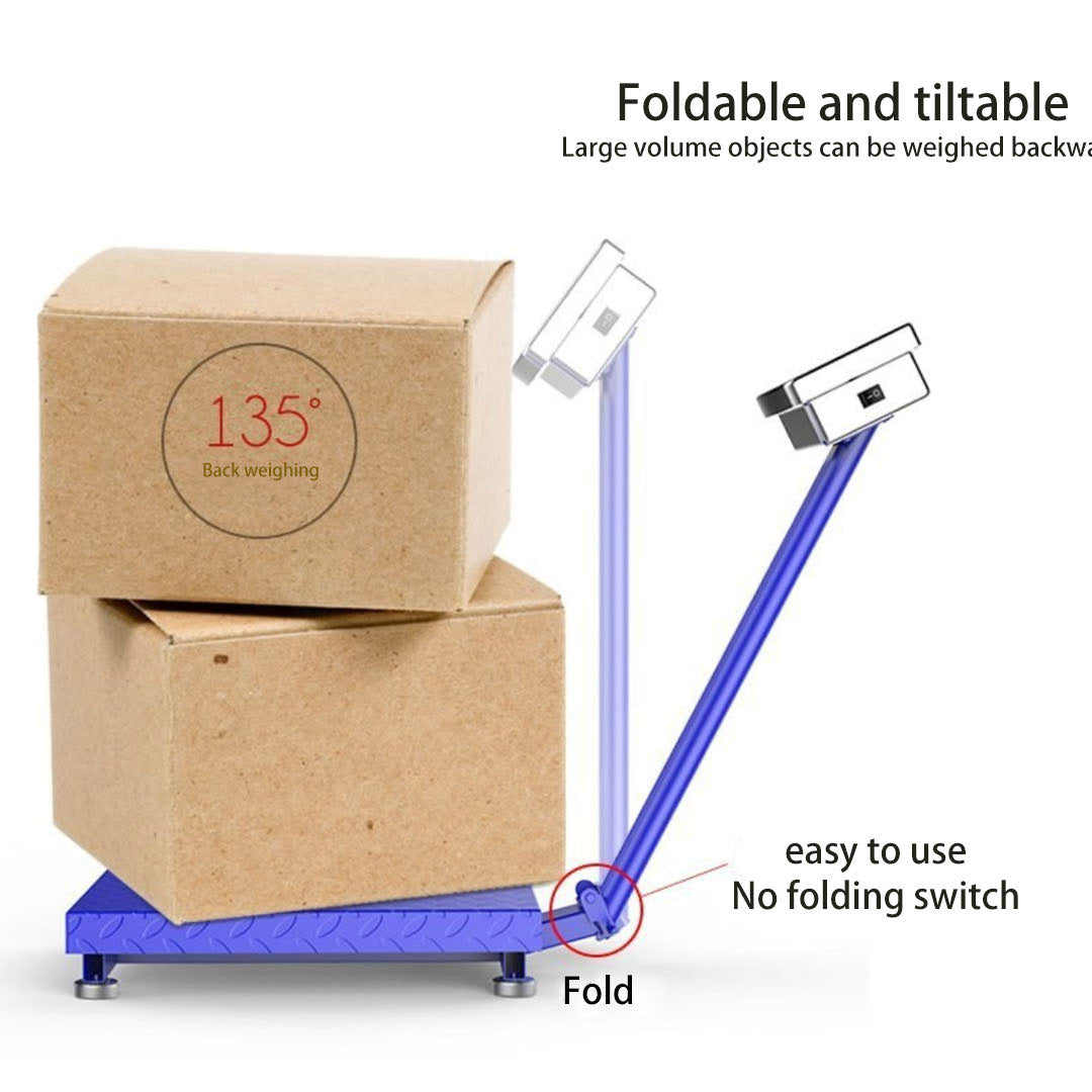 300kg Electronic Platform Scale Blue