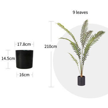 210cm Foot Fern Artificial Plant