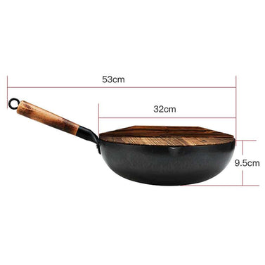 Commercial Iron Wok Non-Stick Frypan 32cm