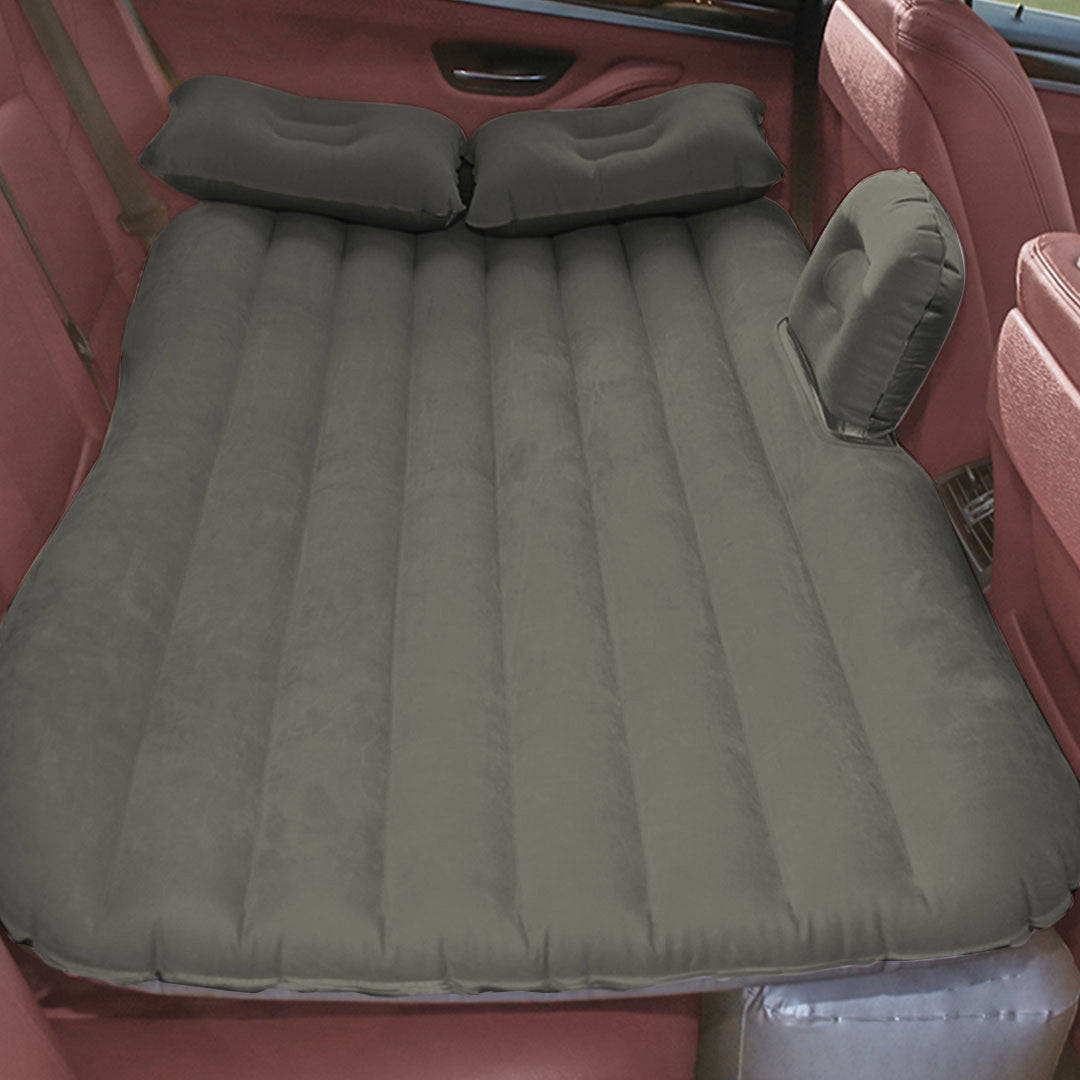 Grey Stripe Inflatable Car Mattress