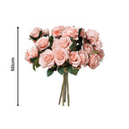 4 Bunch Artificial Rose 9 Heads Champion