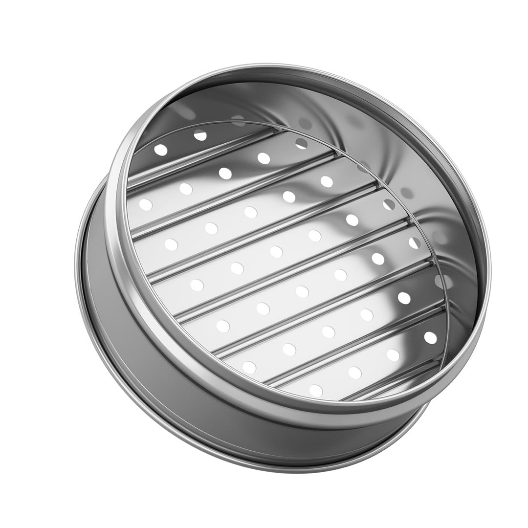 3 Tier Stainless Steel Steamers With Lid 25cm