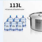 113L Top Grade 18/10 Stainless Steel Stockpot No Lid