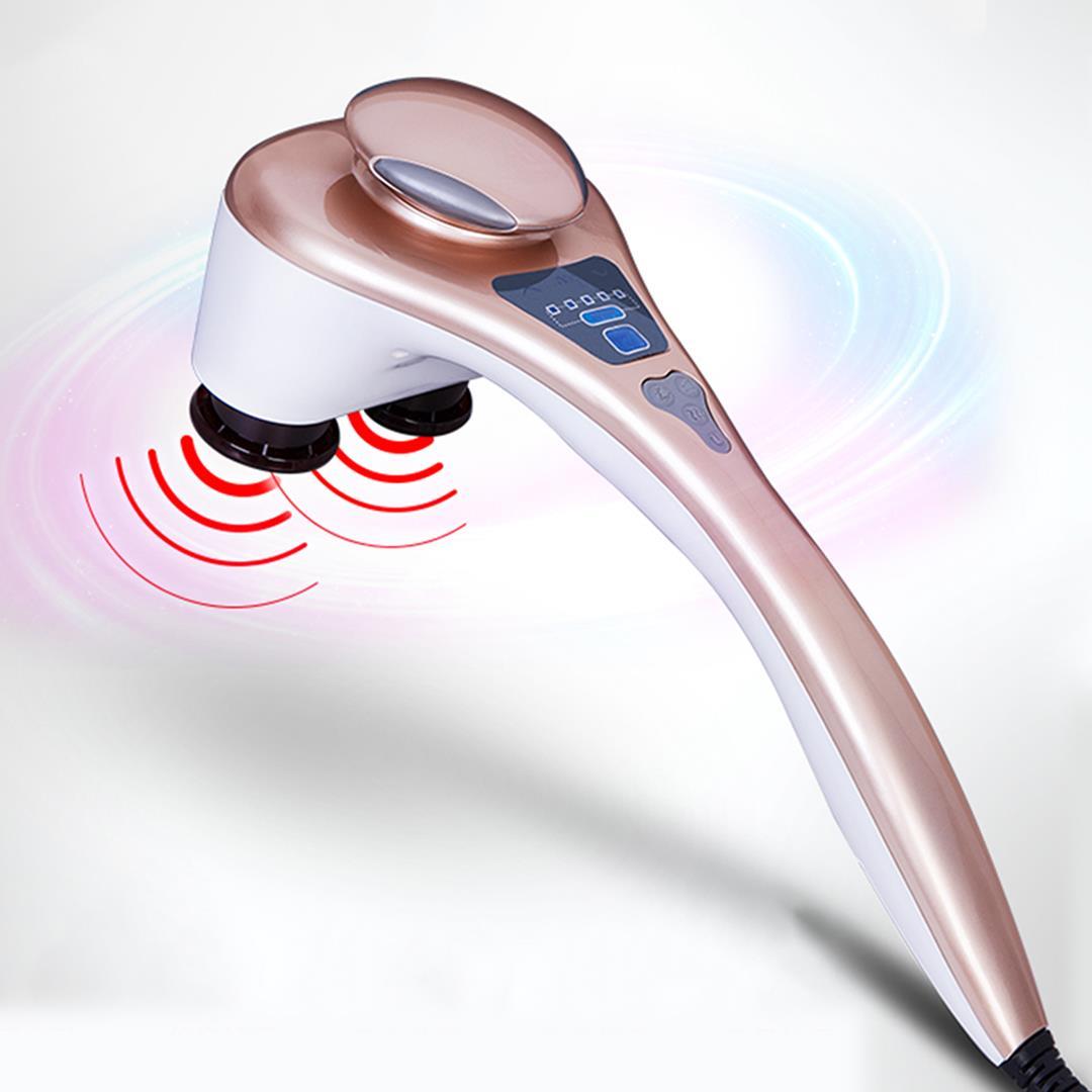 4 Heads Handheld Massager with Soothing Heat