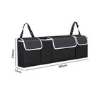Oxford Cloth Car Trunk Organiser Interior Accessories Black