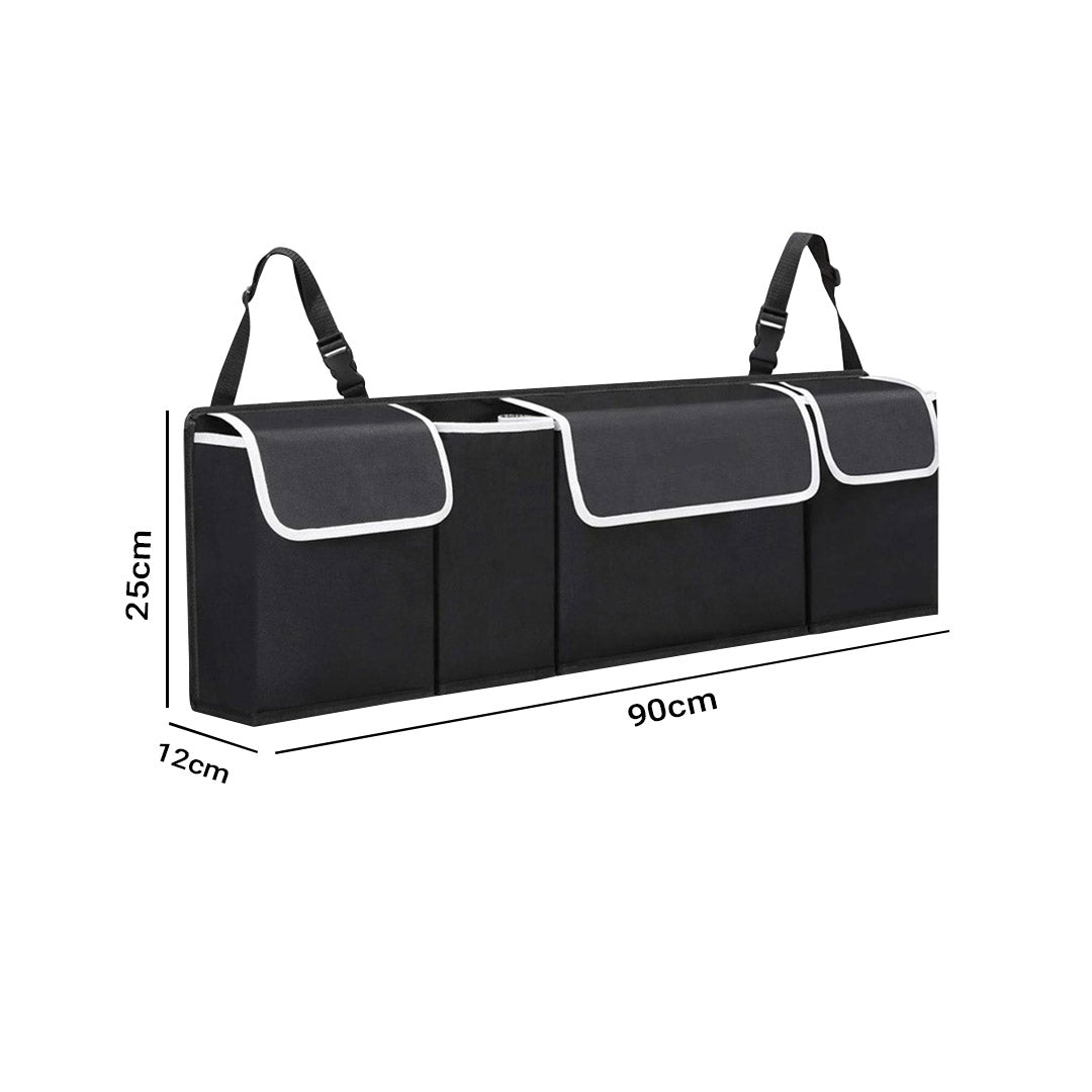 Oxford Cloth Car Trunk Organiser Interior Accessories Black